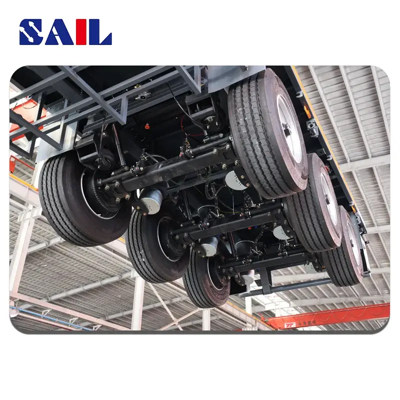 SAIL 13.5m Flatbed Container Semi trailer description2