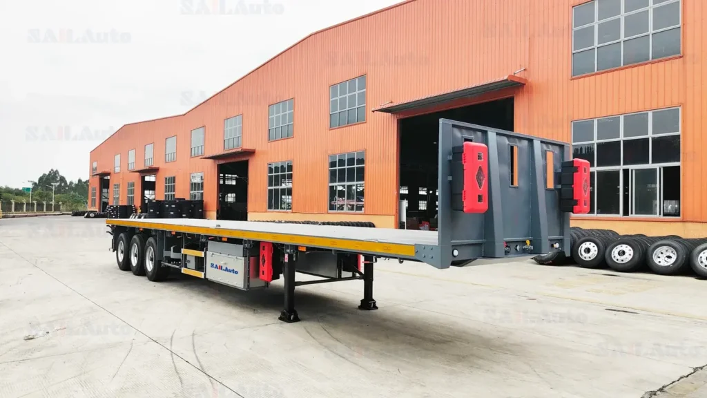 SAIL 13.5m Flatbed Container Semi trailer description4