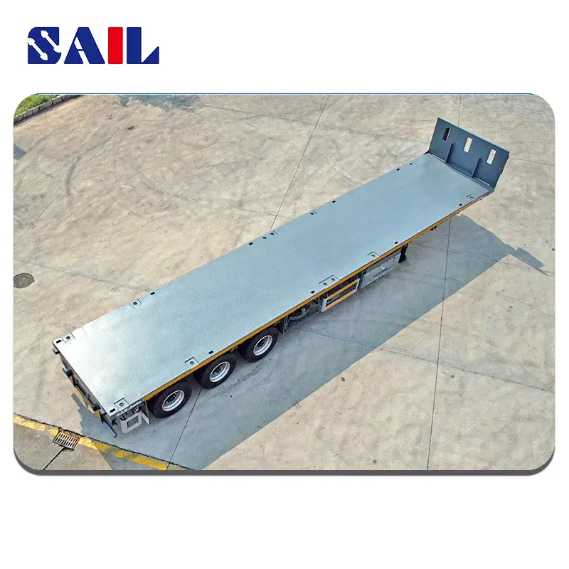 SAIL 13.5m Flatbed Container Semi trailer description5