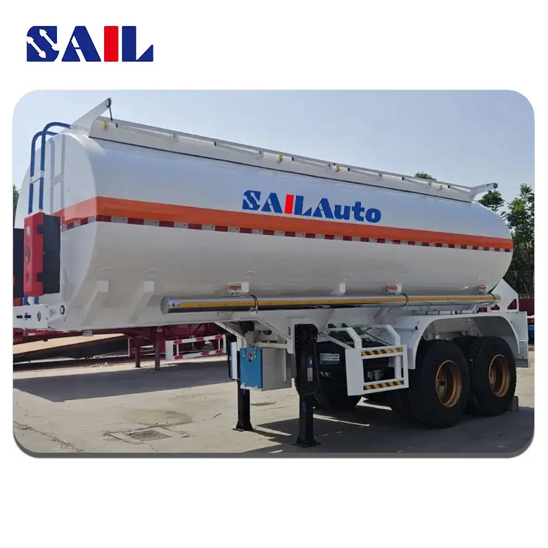 SAIL 2 Axle 40000 Liters Oil : Fuel Transport Tanker Trailer decription2