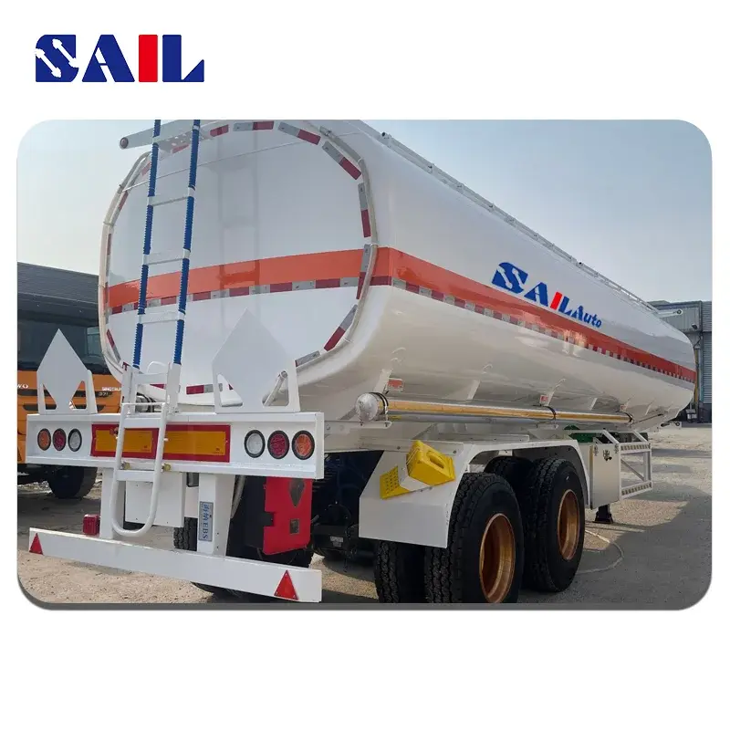 SAIL 2 Axle 40000 Liters Oil : Fuel Transport Tanker Trailer decription3