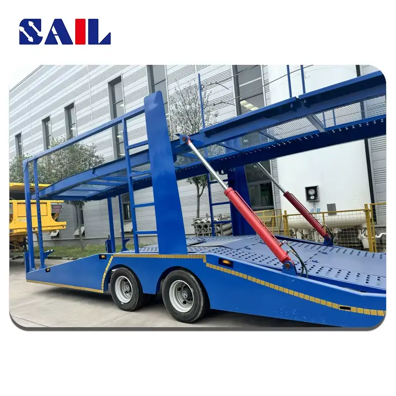 SAIL 2 Axle Auto Transport Trailer with High Load Capacity4