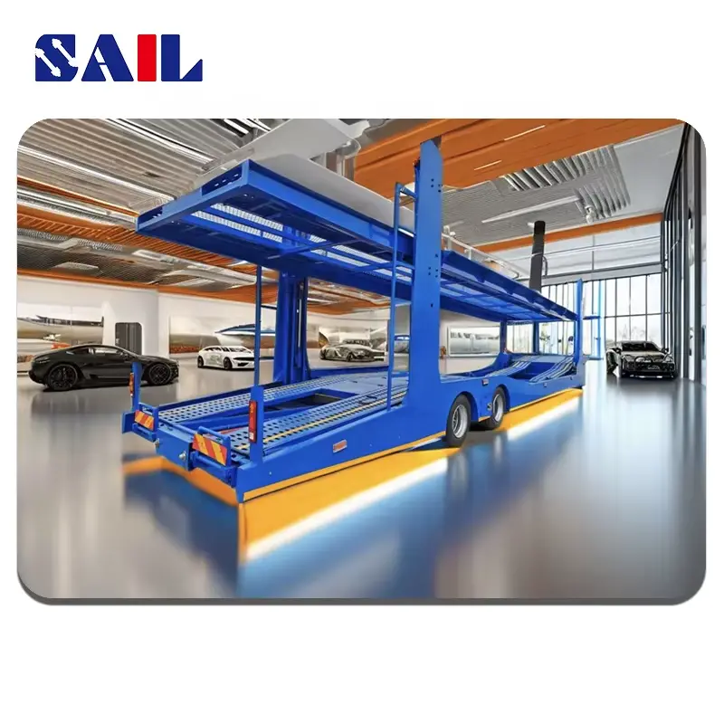 SAIL 2 Axle Auto Transport Trailer with High Load Capacity6