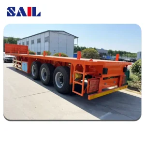 SAIL 20ft and 40ft 40tons 3 Axle Flatbed Trailer description2