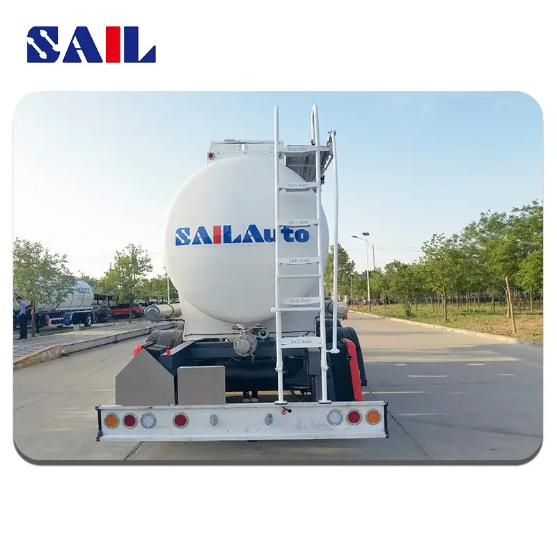SAIL 23CBM Stainless Steel Chemical Liquid Tanker Trailer for Acid Transport5