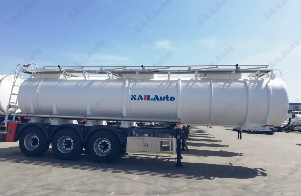 SAIL 23CBM Stainless Steel Chemical Liquid Tanker Trailer for Acid Transport6
