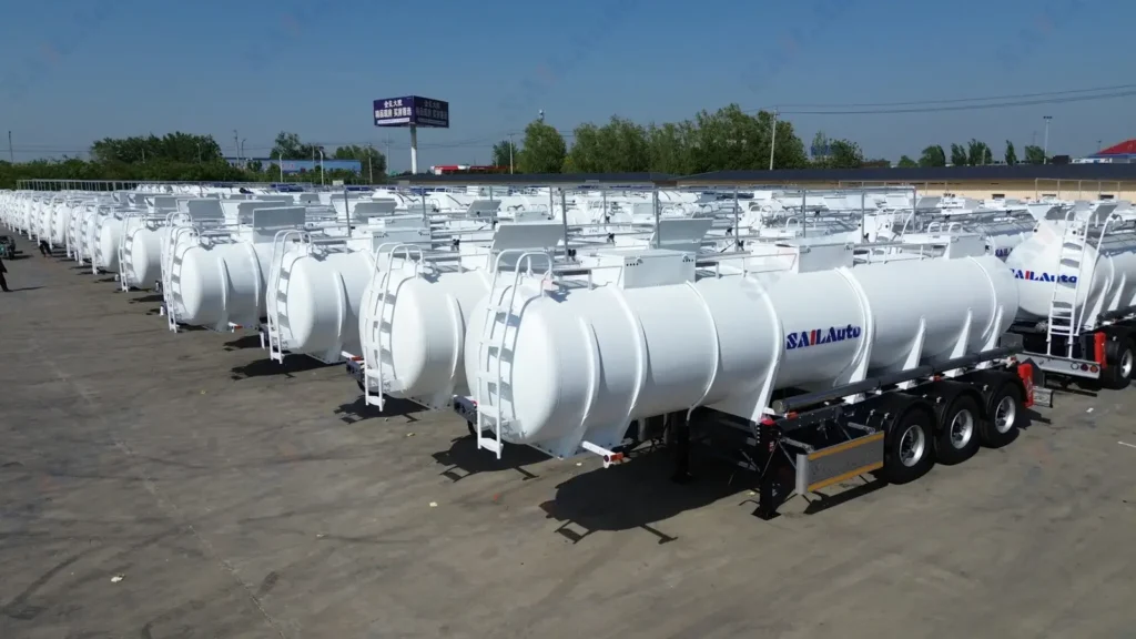 SAIL 23CBM Stainless Steel Chemical Liquid Tanker Trailer for Acid Transport8