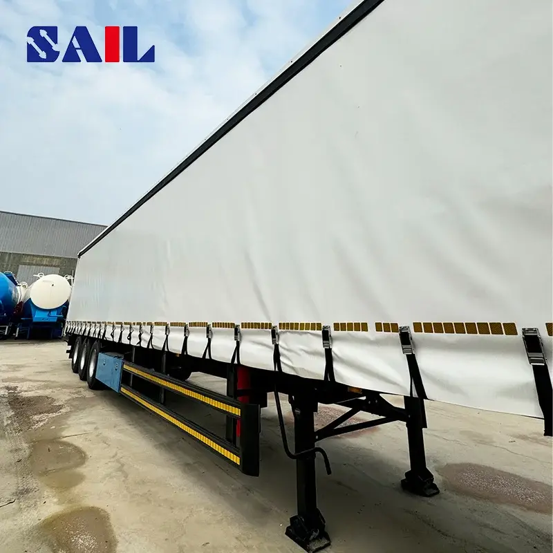 SAIL 3 Axle 13.75m | 30 Ton Payload Side Curtain Semi Trailer Fast Loading for Logistics and Freight2