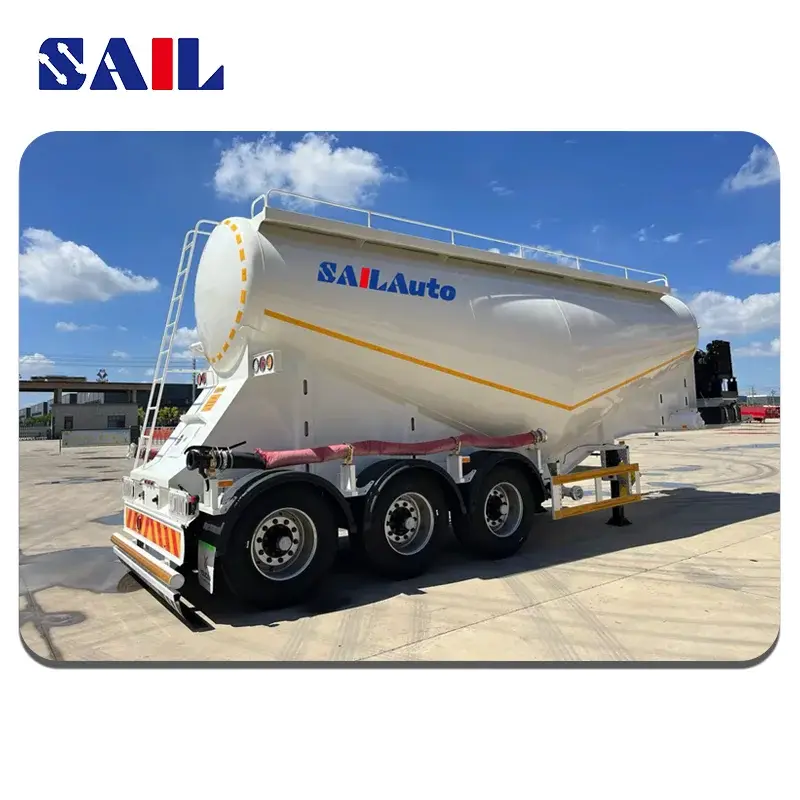 SAIL 3 Axle Bulk Cement Powder Tank Semi Trailer decription1