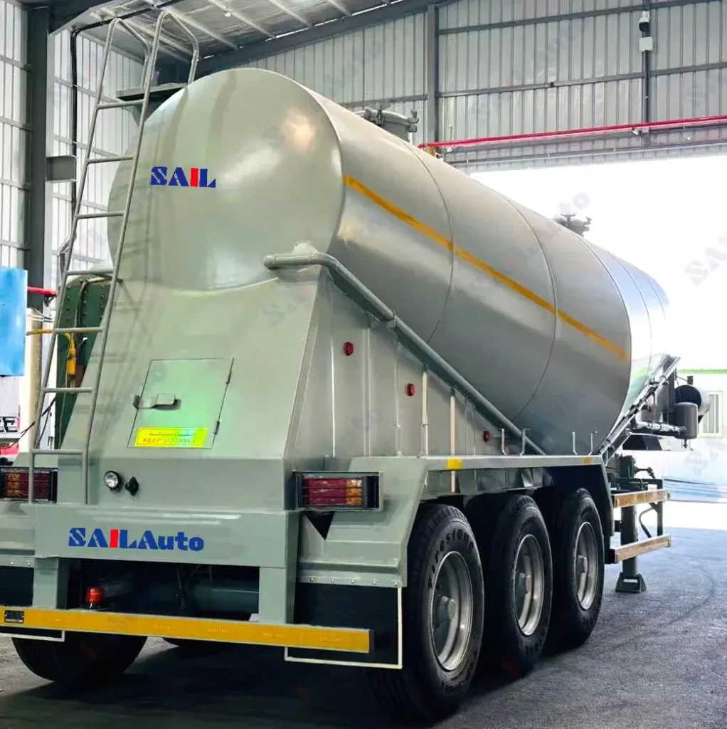 SAIL 3 Axle Bulk Cement Powder Tank Semi Trailer decription5