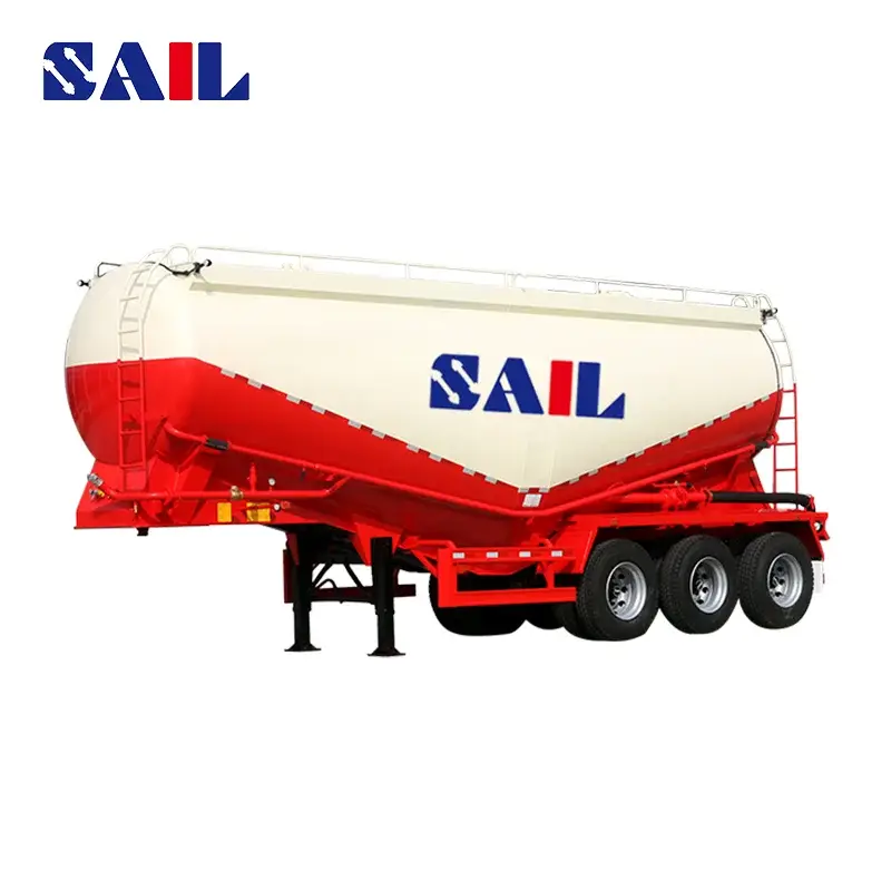 SAIL 50CBM Bulk Cement Powder Tanker Semi Trailer for Sale decdription1