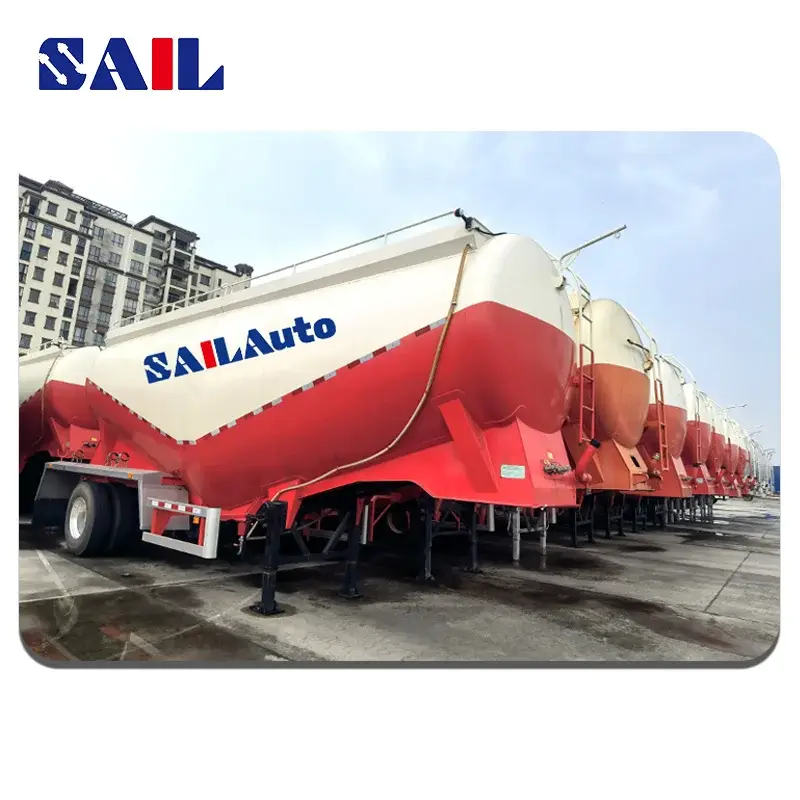 SAIL 50CBM Bulk Cement Powder Tanker Semi Trailer for Sale decdription2