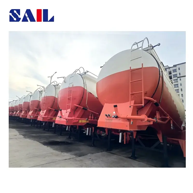 SAIL 50CBM Bulk Cement Powder Tanker Semi Trailer for Sale decdription4
