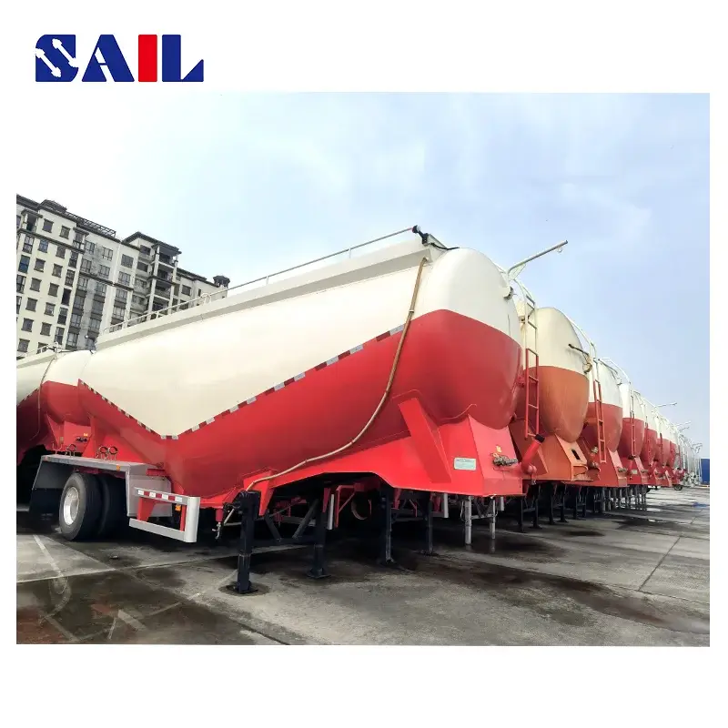 SAIL 50CBM Bulk Cement Powder Tanker Semi Trailer for Sale decdription5