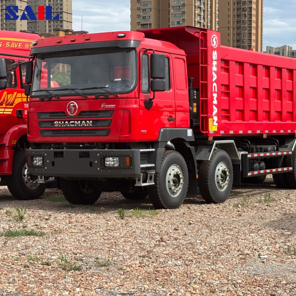 SHACMAN F3000 8×4 Dump Truck | WP12.400 Euro II Engine | 400HP Heavy Duty Tipper Truck （for Guinea）1