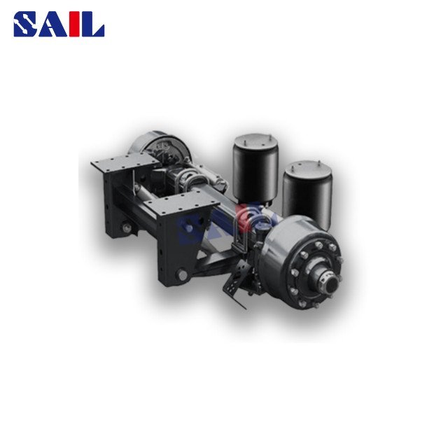 American Type Air Suspension with Round Axle Beam
