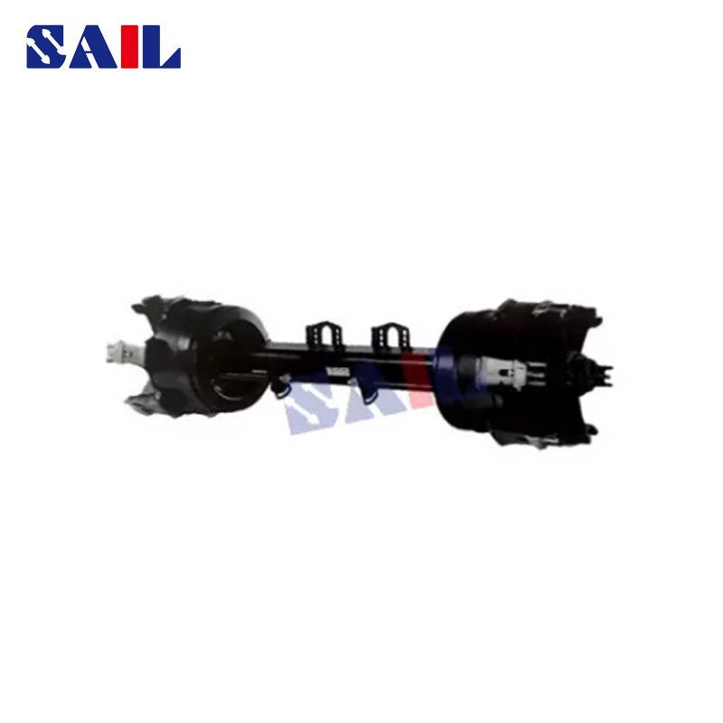 American-type spoked axle