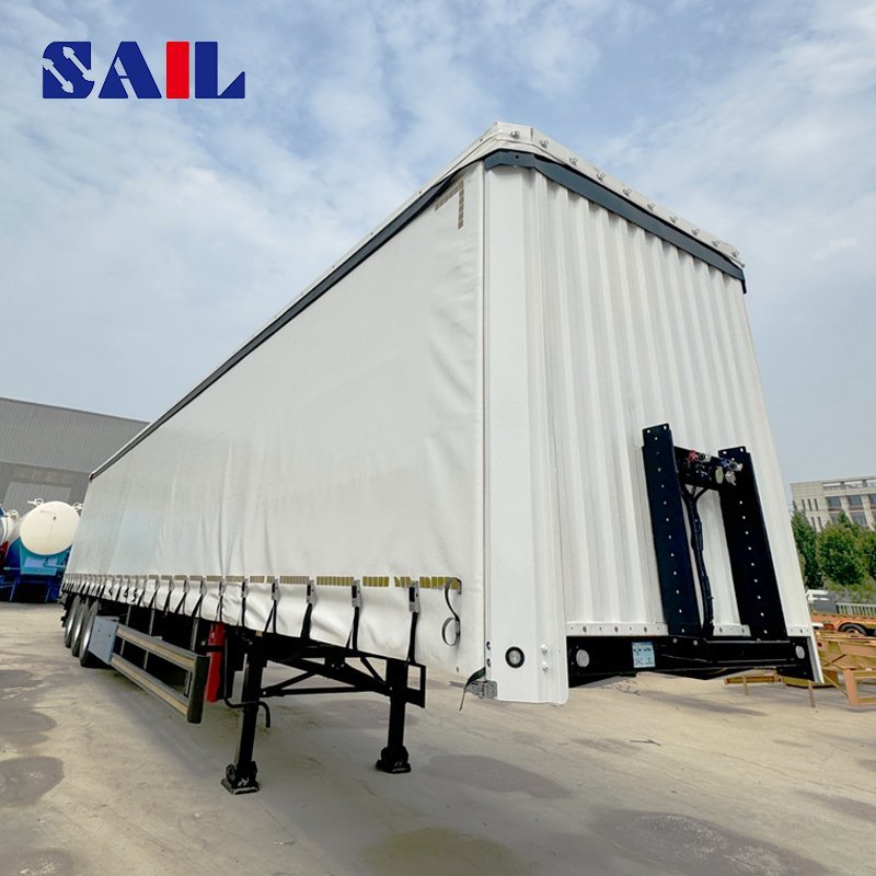 SAIL 13.75m | 30 Ton Payload Side Curtain Semi Trailer Fast Loading for Logistics and Freight