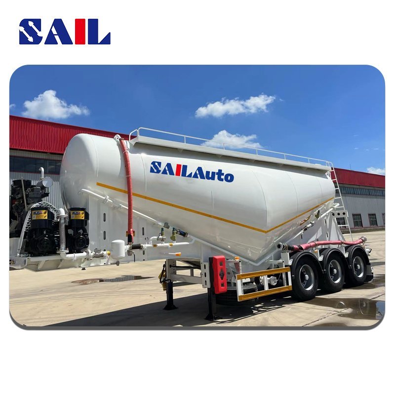 SAIL 3 Axle Bulk Cement Powder Tank Semi Trailer