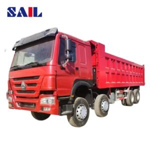 SAIL Used 8x4 SINOTRUK HOWO Dumper Truck (Red)