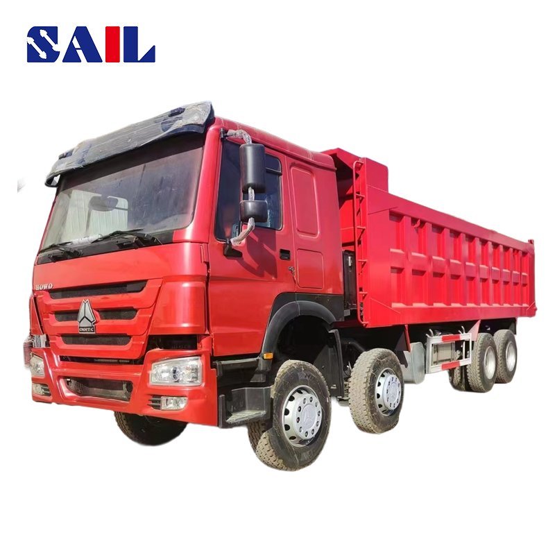 SAIL Used 8x4 SINOTRUK HOWO Dumper Truck (Red)