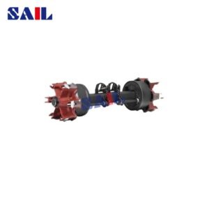 Spoked axle European type